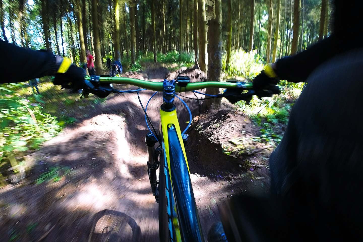MTB-spor ved Svanninge Bakker nær First Camp Bøjden Strand – Fyn