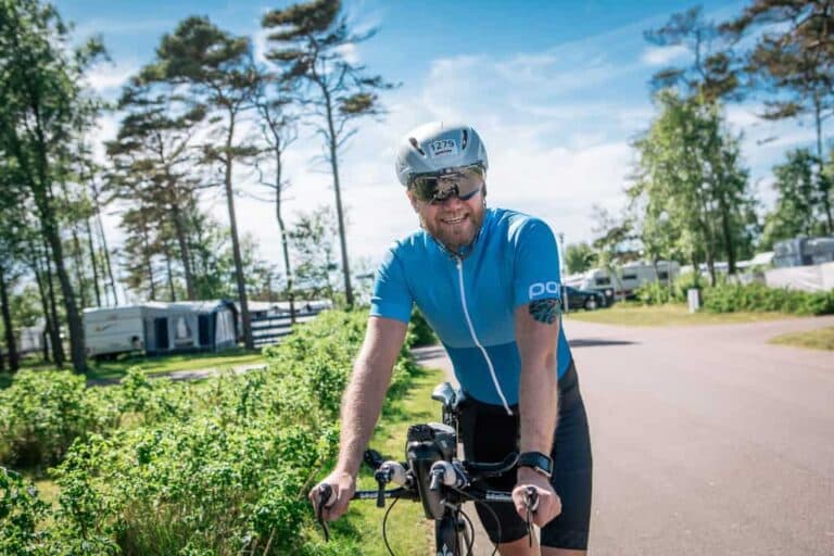 Mountainbike nær First Camp Tylösand i Halmstad