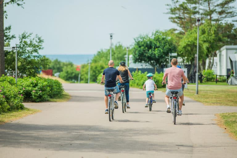 Cykelrute mellem Stockholm og Nynäshamn i Sverige