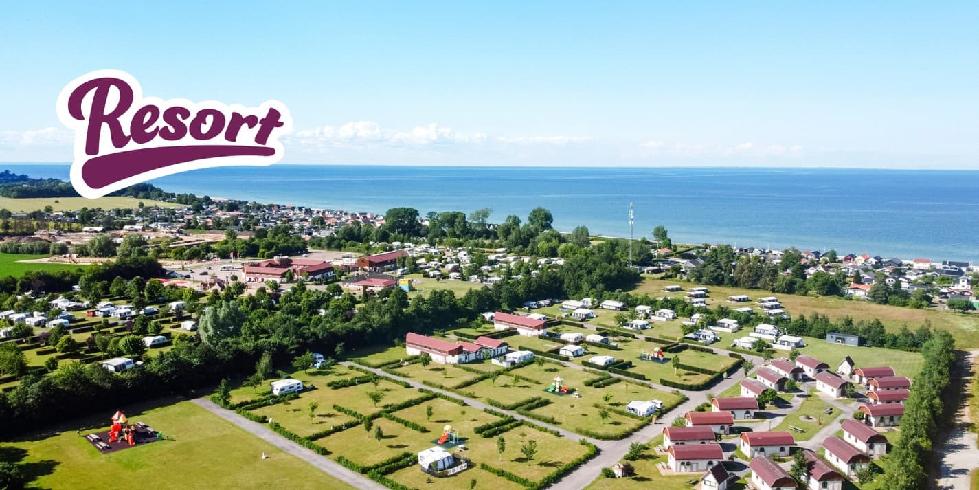Familiecamping med badeland på First Camp Hasmark Strand – Fyn