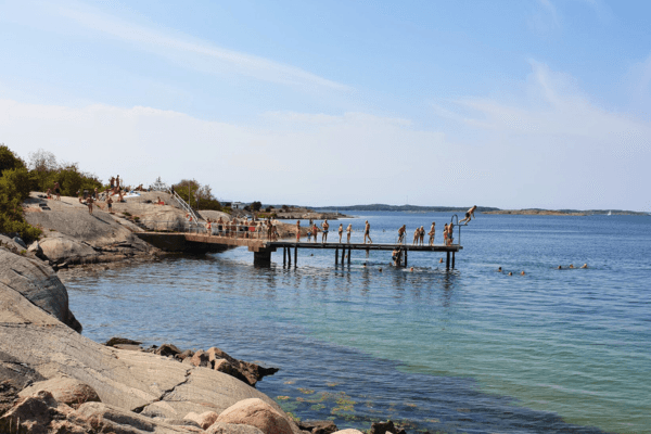 Camping i Göteborg tæt på havet på First Camp Lilleby