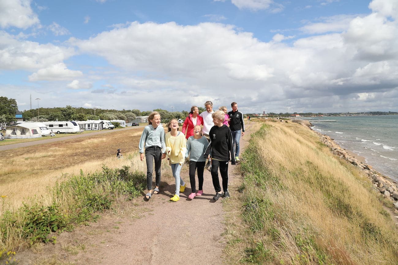 Camping med familien på First Camp