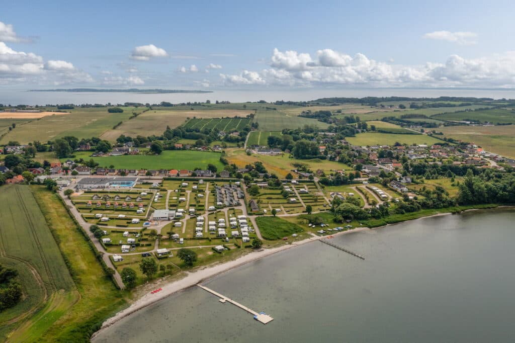 Bøjden Strand, campingplads på Fyn