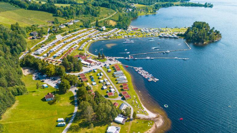 Drone bilde over Norsjø - Telemark