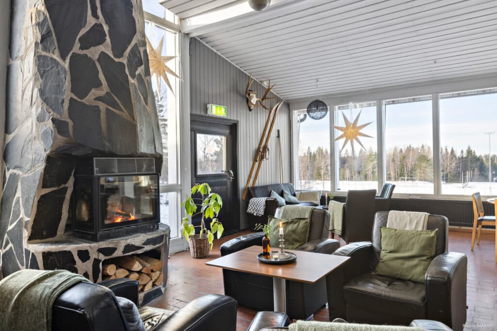 Vinter på campingen First Camp Ånnaboda - Örebro