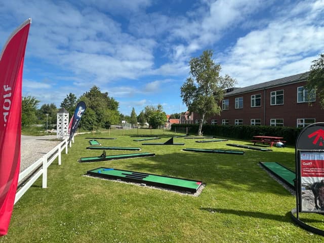 Minigolf på Tempelkrogen