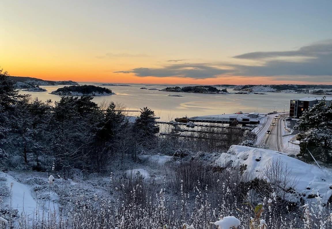 City - Strömstad vinter