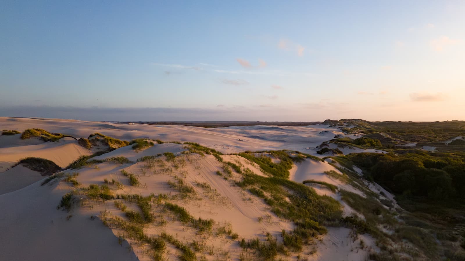 Dronebilleder af campingpladsen Råbjerg Mile – Skagen