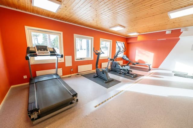 Gym på campingplatsen Ansia - Lycksele