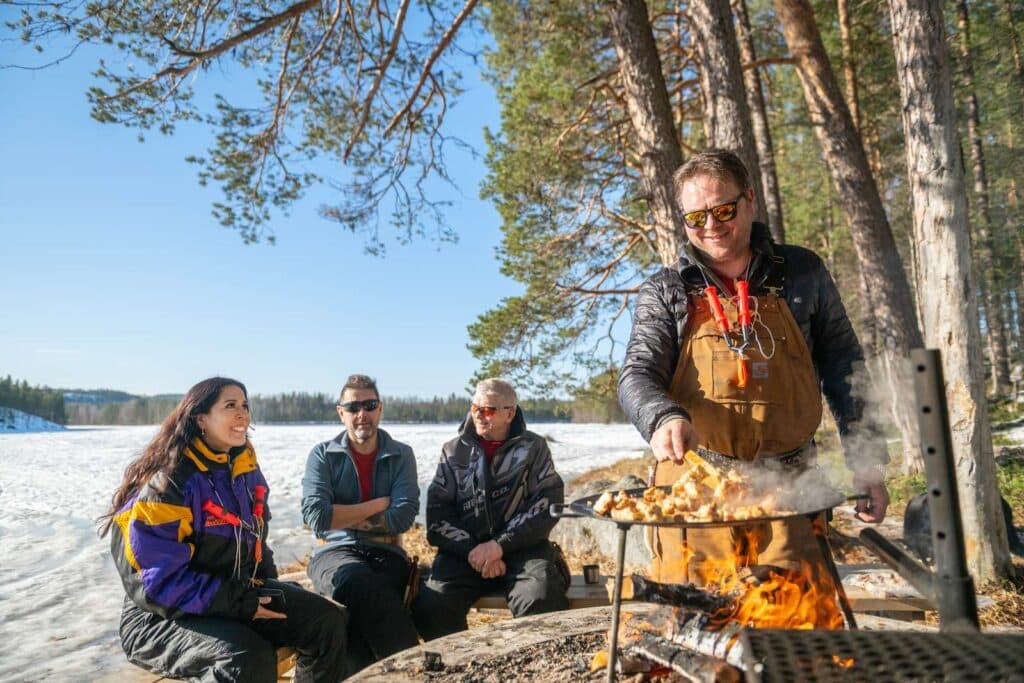Vinteraktiviteter och matlagning i Lycksele på First Camp Ansia