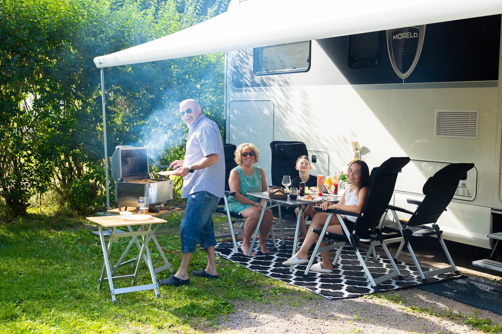 Campingfamilj på First Camp Glyttinge - Linköping