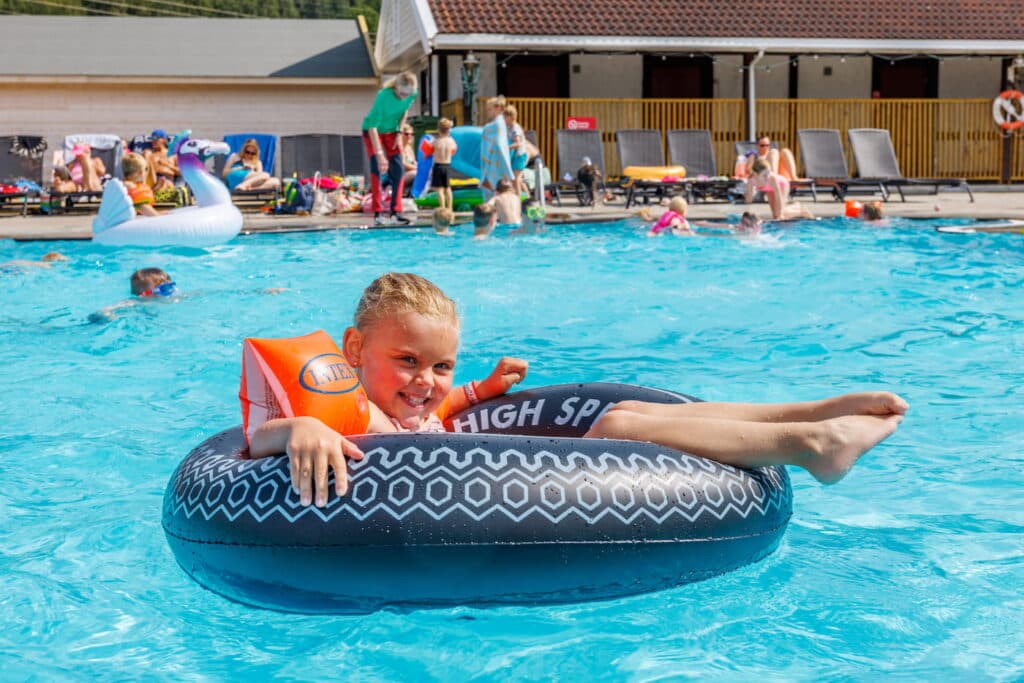 Pool på Gol - Hallingdal camping, Hallingstampen Friluftsbad