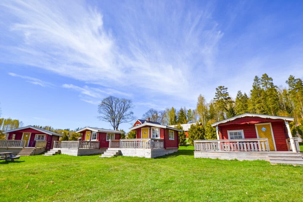 Exteriör för stuga Bytorp på Haganäset.