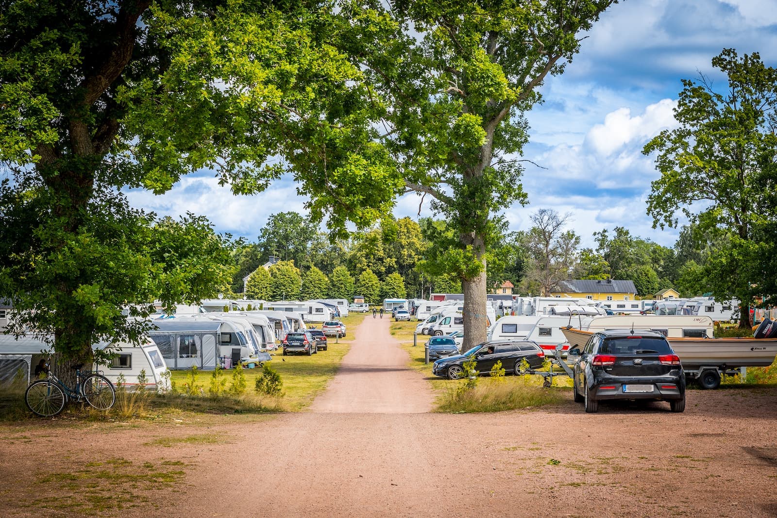 Campingområdet på First Camp Herrgårdsliv - Kristinehamn