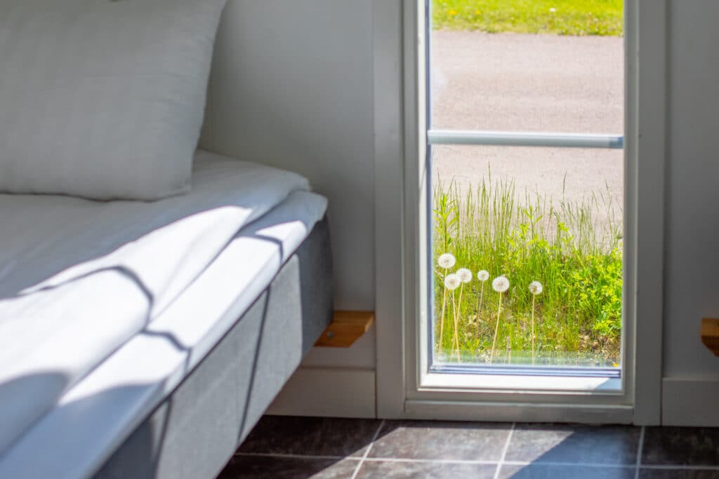 Sovrum för Picazzostuga på Herrgårdsliv i Värmland.