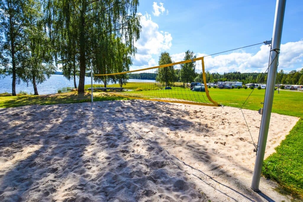 Volleyboll på campingplatsen Haganäset - Charlottenberg