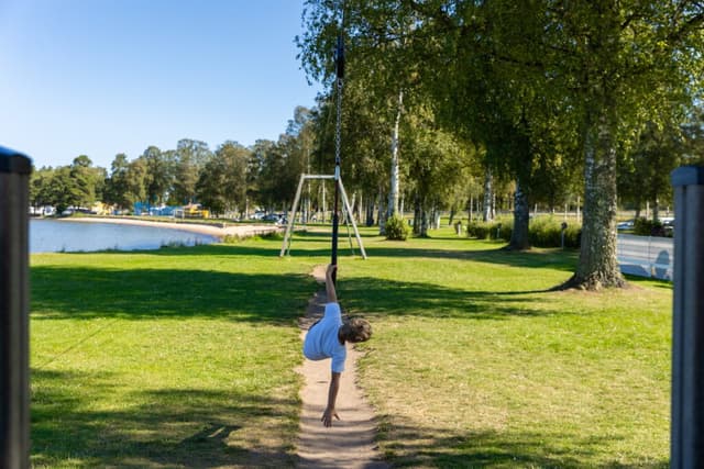 Glada barn på First Camp Vadstena - Vättern