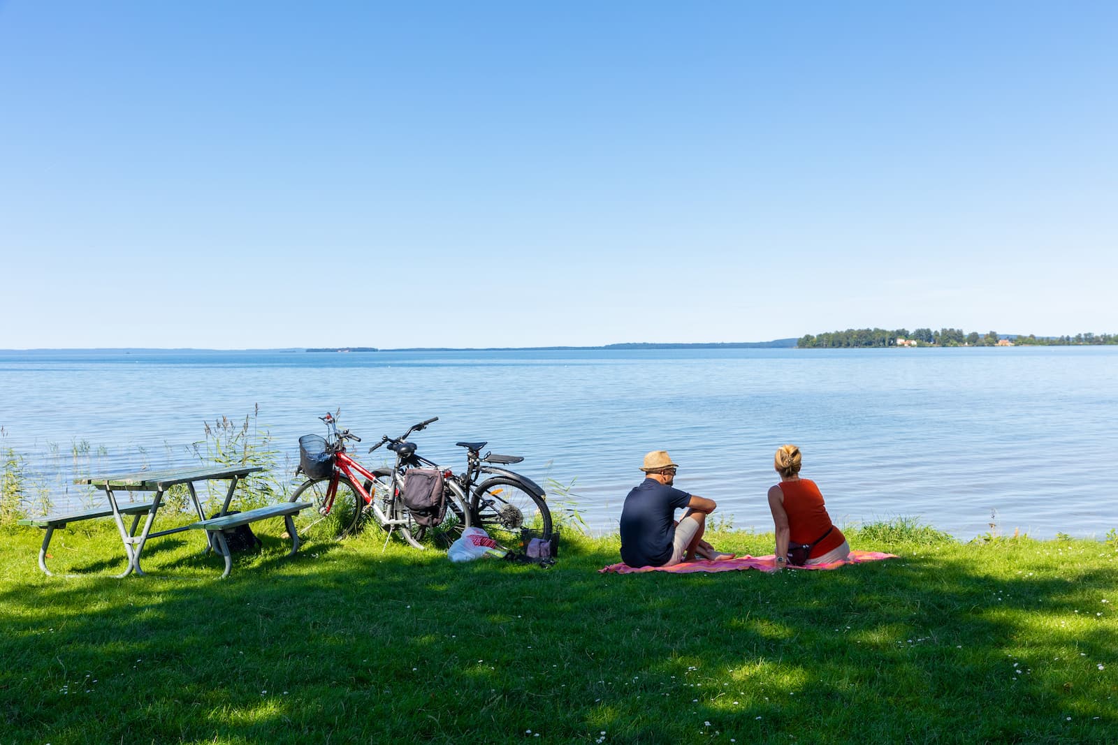Camping i Vadstena ved Vättern på First Camp Vadstena