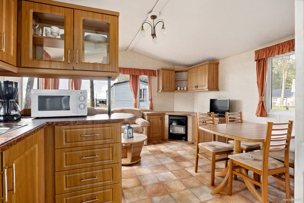 Kök för Villavagn Bjälbo på First Camp Vadstena – Vättern