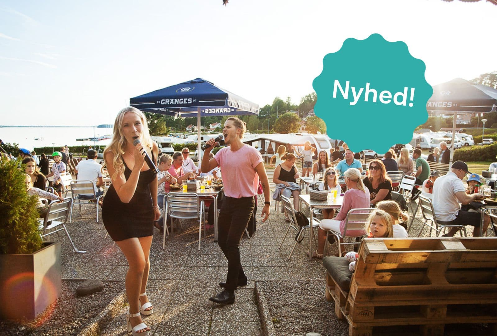 Livemusik på campingpladsen i First Camp Sommeruger